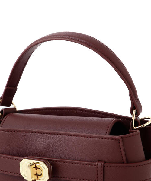 EDIT COLOGNE（エディットコロン）の「ミニベルトポシェット（ハンドバッグ・レディース・ベージュ/ブラック/ボルドー・ﾌﾘ-）」の13枚目の写真