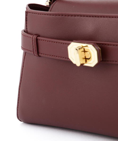 EDIT COLOGNE（エディットコロン）の「ミニベルトポシェット（ハンドバッグ・レディース・ベージュ/ブラック/ボルドー・ﾌﾘ-）」の15枚目の写真