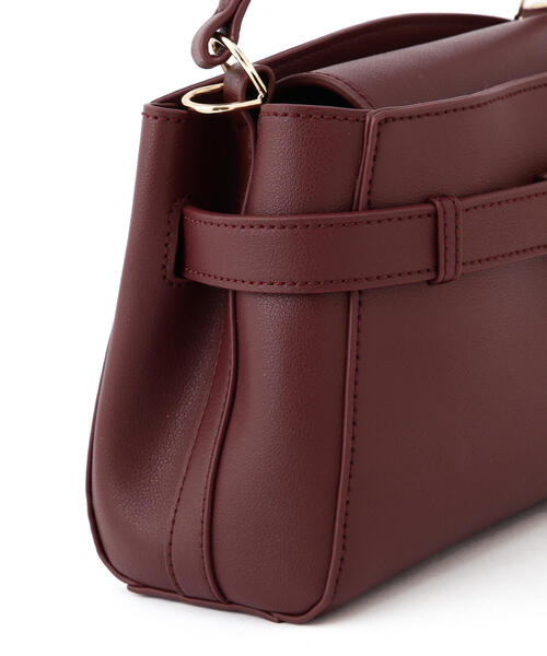 EDIT COLOGNE（エディットコロン）の「ミニベルトポシェット（ハンドバッグ・レディース・ベージュ/ブラック/ボルドー・ﾌﾘ-）」の16枚目の写真