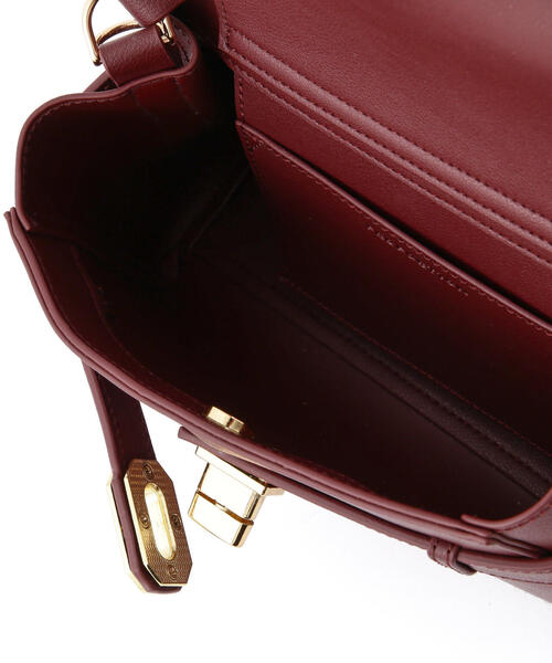 EDIT COLOGNE（エディットコロン）の「ミニベルトポシェット（ハンドバッグ・レディース・ベージュ/ブラック/ボルドー・ﾌﾘ-）」の18枚目の写真