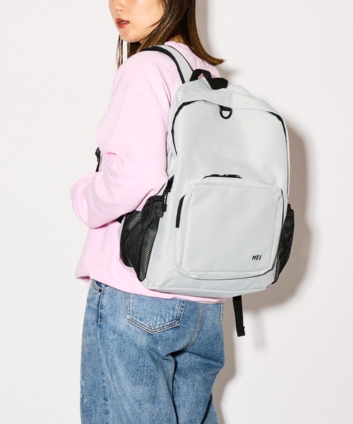 MEI（メイ）の「【 MEI / メイ 】 ナイロン バックパック リュック STD PAK（バックパック/リュック・メンズ・ベージュ/ネイビー/ブラウン/オリーブドラブ/オフホワイト/ダークグリーン/グレー/ワイン/サックスブルー/ブラック・FREE）」の3枚目の写真