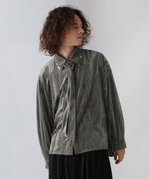 HARE | ベロアパーツボウタイシャツ(HARE)(シャツ/ブラウス)