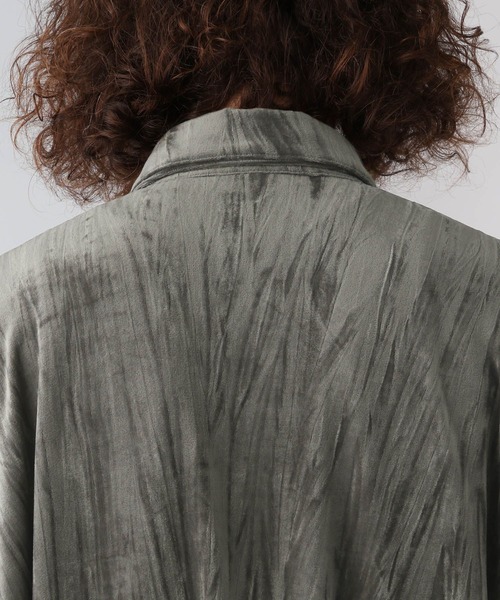 HARE（ハレ）の「ベロアパーツボウタイシャツ(HARE)（シャツ/ブラウス・メンズ・ブラック/グレー・FREE）」の20枚目の写真