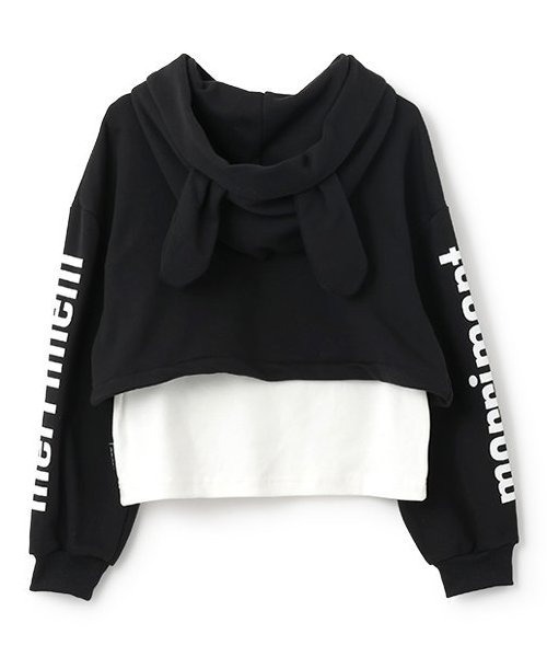 by LOVEiT（バイラビット）の「タンクつきウサ耳パーカー（パーカー・キッズ・ホワイト系その他/チェリーピンク/ブラック・120cm/130cm/140cm/150cm/160cm）」の20枚目の写真