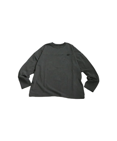 antiqua（アンティカ）の「フットボールロンT（Tシャツ/カットソー・レディース・オフホワイト/ブルー/カーキ/スミクロ・P/R）」の8枚目の写真