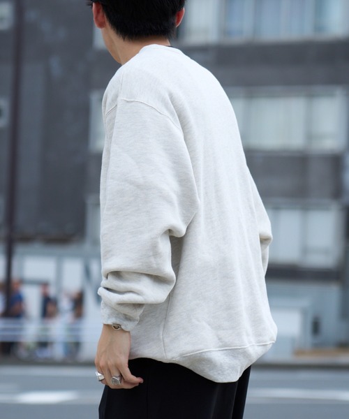 CIAOPANIC TYPY（チャオパニックティピー）の「プレミアム無地スウェット　トンプキン裏毛クルー（スウェット・メンズ・チャコールグレー/ライトグレー/ボルドー/ネイビー・MEDIUM/LARGE）」の21枚目の写真