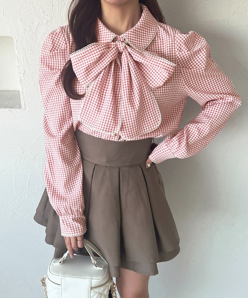 セール】アソートボウタイリボンブラウス【ZOZOTOWN限定アイテム  
