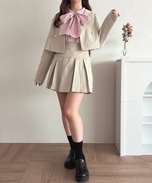 apres jour（アプレジュール）の「アソートボウタイリボンブラウス【ZOZOTOWN限定アイテム】（シャツ/ブラウス・レディース・グリーン/ピンク/ブラック/オフホワイト/ブルー・フリー/X-LARGE）」の6枚目の写真