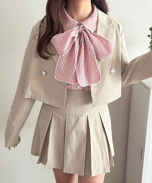 apres jour（アプレジュール）の「アソートボウタイリボンブラウス【ZOZOTOWN限定アイテム】（シャツ/ブラウス・レディース・グリーン/ピンク/ブラック/オフホワイト/ブルー・フリー/X-LARGE）」の18枚目の写真