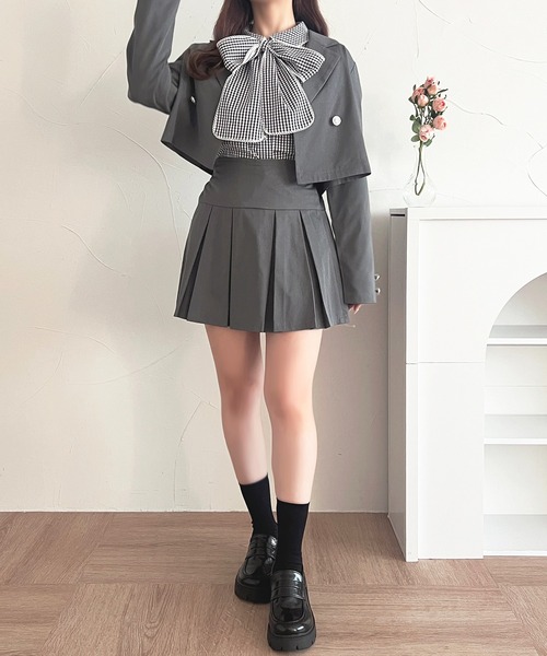 apres jour（アプレジュール）の「アソートボウタイリボンブラウス【ZOZOTOWN限定アイテム】（シャツ/ブラウス・レディース・グリーン/ピンク/ブラック/オフホワイト/ブルー・フリー/X-LARGE）」の15枚目の写真