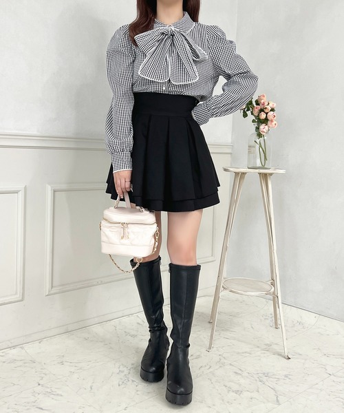 apres jour（アプレジュール）の「アソートボウタイリボンブラウス【ZOZOTOWN限定アイテム】（シャツ/ブラウス・レディース・グリーン/ピンク/ブラック/オフホワイト/ブルー・フリー/X-LARGE）」の11枚目の写真