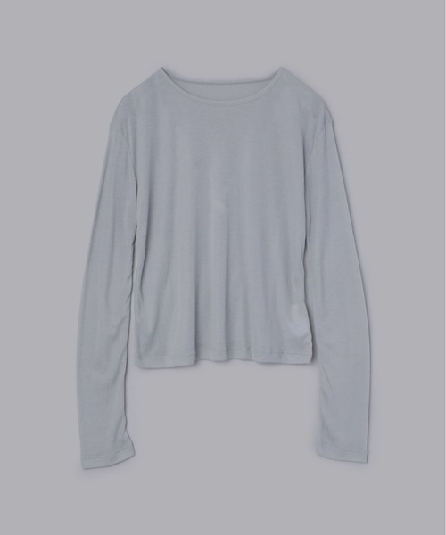 Olu.(オルドット)の「クルーネックシアーカットソー(Tシャツ/カットソー・レディース・ライトブルー/ドット・FREE)」の17枚目の写真