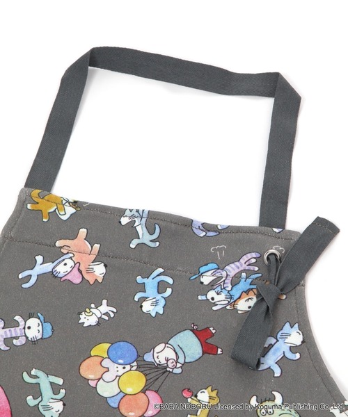 niko and...（ニコアンド）の「【11ぴきのねこ】コラボエプロン（エプロン・レディース・チャコール/コーラル・0）」の6枚目の写真