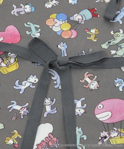 niko and...（ニコアンド）の「【11ぴきのねこ】コラボエプロン（エプロン・レディース・チャコール/コーラル・0）」の8枚目の写真