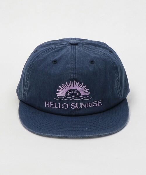 HELLO SUNRISE（ハローサンライズ）の「＜HELLO SUNRISE＞ ウォッシュド ロゴ 6パネル キャップ（キャップ・メンズ・ネイビー・FREE）」の3枚目の写真