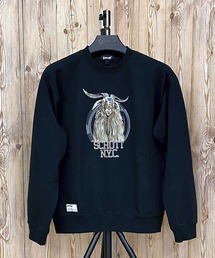 COLOR FLOCKY GOAT CREW SWEAT