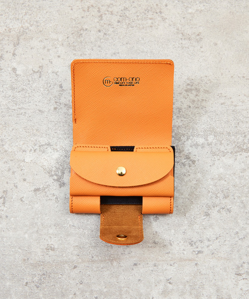 com-ono コモノ / ジャーナル レザーコンパクトウォレット ミニ