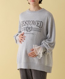LEPSIM | 【産前・産後対応】マタニティ/刺繍ロゴスウェット 200267(マタニティウェア/グッズ)