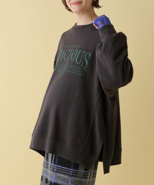 LEPSIM（レプシィム）の「【産前・産後対応】マタニティ／刺繍ロゴスウェット　200267（マタニティウェア/グッズ・レディース・チャコールグレー/グレー・FREE）」の21枚目の写真