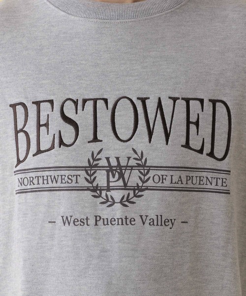 LEPSIM（レプシィム）の「【産前・産後対応】マタニティ／刺繍ロゴスウェット　200267（マタニティウェア/グッズ・レディース・チャコールグレー/グレー・FREE）」の10枚目の写真