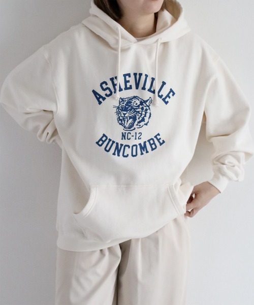 SCREEN STARS（スクリーンスターズ）の「【SCREEN STARS × Cepo】裏起毛ロゴパーカー（パーカー・レディース・チャコール/ベージュ/ブラック/グレー/グレー系その他/ブラック系その他/グレー系その他2/ベージュ系その他・L）」の8枚目の写真