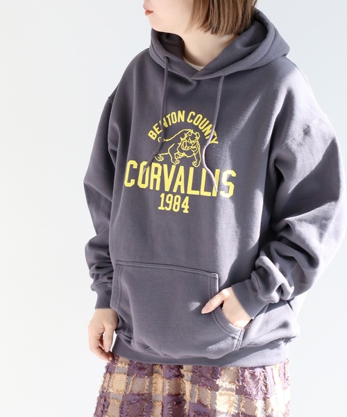 SCREEN STARS（スクリーンスターズ）の「【SCREEN STARS × Cepo】裏起毛ロゴパーカー（パーカー・レディース・チャコール/ベージュ/ブラック/グレー/グレー系その他/ブラック系その他/グレー系その他2/ベージュ系その他・L）」の7枚目の写真