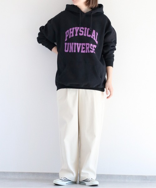 SCREEN STARS（スクリーンスターズ）の「【SCREEN STARS × Cepo】裏起毛ロゴパーカー（パーカー・レディース・チャコール/ベージュ/ブラック/グレー/グレー系その他/ブラック系その他/グレー系その他2/ベージュ系その他・L）」の14枚目の写真