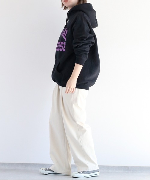 SCREEN STARS（スクリーンスターズ）の「【SCREEN STARS × Cepo】裏起毛ロゴパーカー（パーカー・レディース・チャコール/ベージュ/ブラック/グレー/グレー系その他/ブラック系その他/グレー系その他2/ベージュ系その他・L）」の16枚目の写真