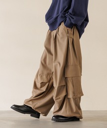 Anui | 【UNISEX/3サイズ展開】TRタックパラシュートパンツ(カーゴパンツ)