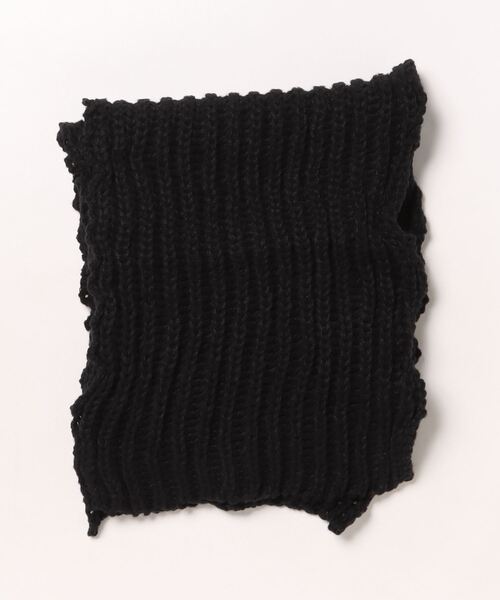 Mayree（メイリー）の「【urge select】リブ編み 無地 ローゲージ ニットマフラー（マフラー・レディース・ピンク/ブラック/オフホワイト/グレー/ブラウン/レッド/イエロー・FREE）」の11枚目の写真