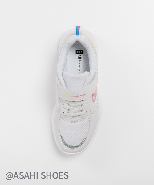 Champion(チャンピオン)の「Champion/チャンピオン スニーカー(CPN J303)(スニーカー・キッズ・サックスブルー/ホワイト/ブラック・23.5cm/21.5cm/21.0cm/20.0cm/19.0cm/24.5cm/24.0cm/23.0cm/22.5cm/22.0cm)」の4枚目の写真