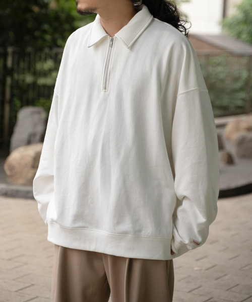 【セール】Goodwear グッドウェア ハーフジップトレーナー（スウェット）｜VENCEEXCHANGE（ヴァンスエクスチェンジ）