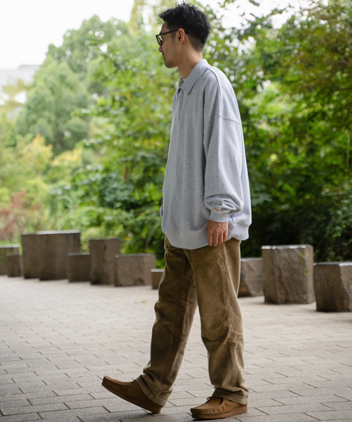 VENCEEXCHANGE（ヴァンスエクスチェンジ）の「Goodwear グッドウェア ハーフジップトレーナー（スウェット・メンズ・ネイビー/オフホワイト/グレー/ブラック・M/L/LL）」の13枚目の写真