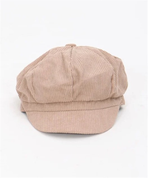 axes femme(アクシーズファム)の「コーデュロイキャスケット(ハット・レディース・ブラック/ベージュ・FREE)」の4枚目の写真