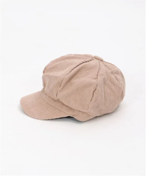 axes femme(アクシーズファム)の「コーデュロイキャスケット(ハット・レディース・ブラック/ベージュ・FREE)」の5枚目の写真