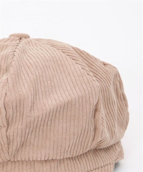 axes femme(アクシーズファム)の「コーデュロイキャスケット(ハット・レディース・ブラック/ベージュ・FREE)」の7枚目の写真