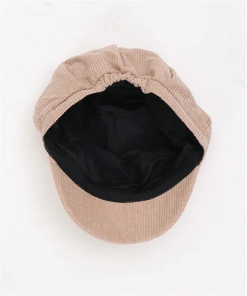 axes femme(アクシーズファム)の「コーデュロイキャスケット(ハット・レディース・ブラック/ベージュ・FREE)」の9枚目の写真