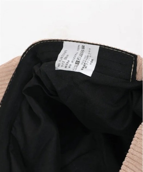 axes femme(アクシーズファム)の「コーデュロイキャスケット(ハット・レディース・ブラック/ベージュ・FREE)」の12枚目の写真