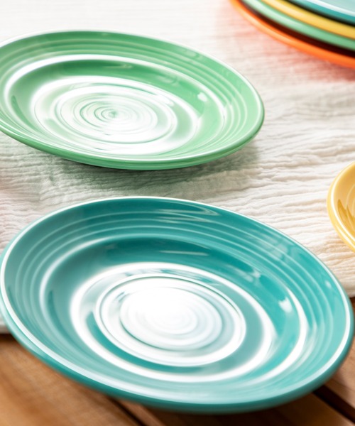 TRADITION CNP フランス製 フルーツ柄 プレート 6枚セット フランス ジアン社 GIEN フルーツタルト柄プレートセット6皿