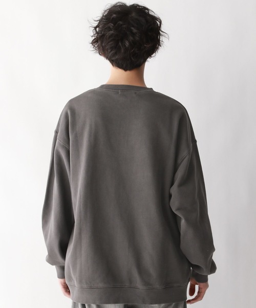 RAGEBLUE（レイジブルー）の「ヴィンテージライク/裏毛フォトプリントスウェット（スウェット・メンズ・グレー/オフホワイト/ダークグレー・LARGE/MEDIUM）」の4枚目の写真