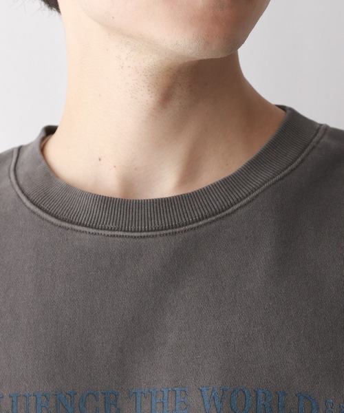 RAGEBLUE（レイジブルー）の「ヴィンテージライク/裏毛フォトプリントスウェット（スウェット・メンズ・グレー/オフホワイト/ダークグレー・LARGE/MEDIUM）」の11枚目の写真