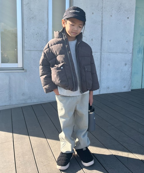 CIAOPANIC TYPY（チャオパニックティピー）の「【洗濯可能♪】【KIDS】中綿カラージャケットアウター（ブルゾン・キッズ・オフホワイト/ピンク/ブルー/チャコールグレー・MEDIUM/XX-LARGE/X-LARGE）」の20枚目の写真