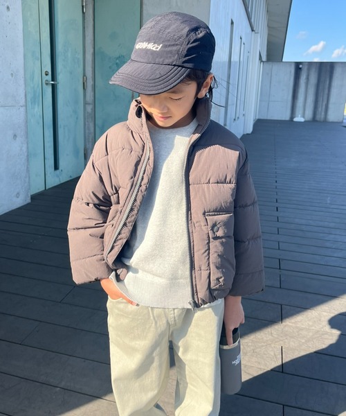 CIAOPANIC TYPY（チャオパニックティピー）の「【洗濯可能♪】【KIDS】中綿カラージャケットアウター（ブルゾン・キッズ・オフホワイト/ピンク/ブルー/チャコールグレー・MEDIUM/XX-LARGE/X-LARGE）」の18枚目の写真