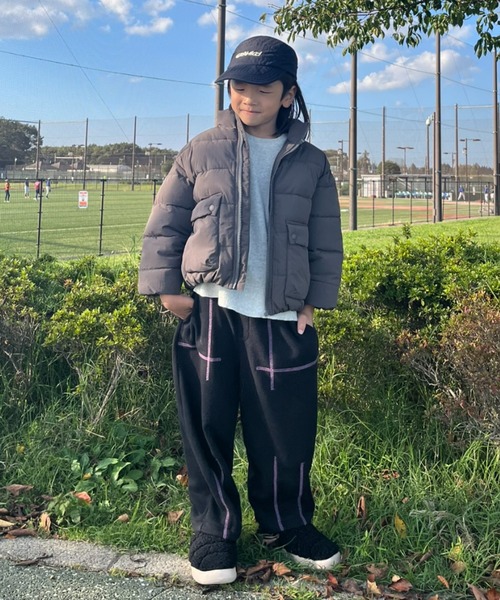 CIAOPANIC TYPY（チャオパニックティピー）の「【洗濯可能♪】【KIDS】中綿カラージャケットアウター（ブルゾン・キッズ・オフホワイト/ピンク/ブルー/チャコールグレー・MEDIUM/XX-LARGE/X-LARGE）」の22枚目の写真