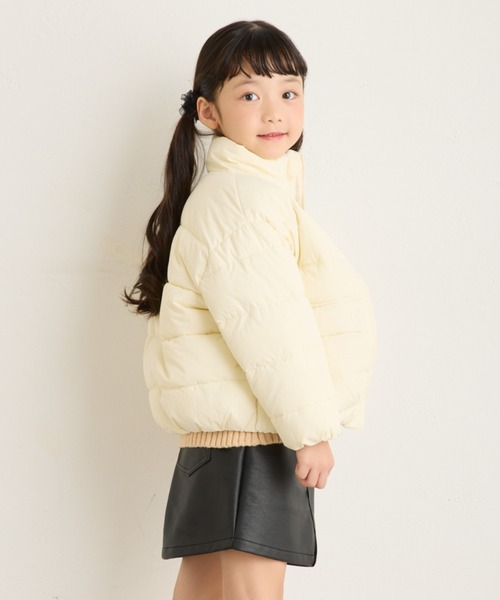 CIAOPANIC TYPY（チャオパニックティピー）の「【洗濯可能♪】【KIDS】中綿カラージャケットアウター（ブルゾン・キッズ・オフホワイト/ピンク/ブルー/チャコールグレー・MEDIUM/XX-LARGE/X-LARGE）」の9枚目の写真