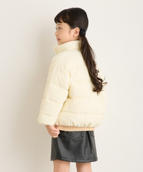 CIAOPANIC TYPY（チャオパニックティピー）の「【洗濯可能♪】【KIDS】中綿カラージャケットアウター（ブルゾン・キッズ・オフホワイト/ピンク/ブルー/チャコールグレー・MEDIUM/XX-LARGE/X-LARGE）」の10枚目の写真