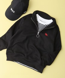 ハーフジップトレーナー スウェット トレーナー」に該当する