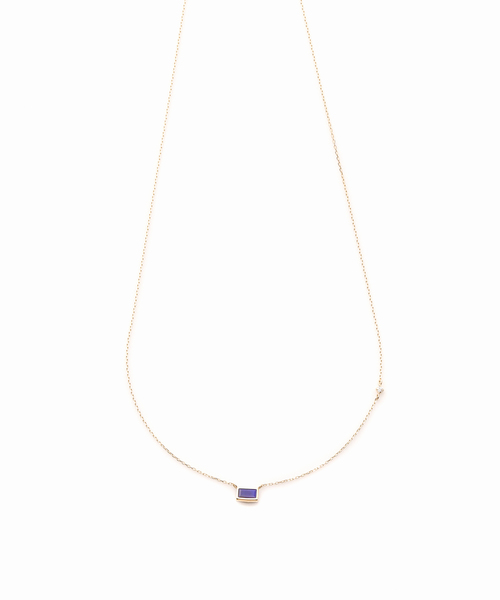 ラピスラズリ*ダイヤネックレス K10（ネックレス）｜Lilas（リラ）の