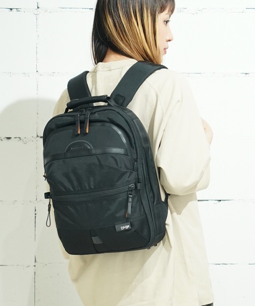THE MILES(ザ マイルズ)の「DSBK 2wayバックパック MOONLIGHT OXTEX.×イタリアンレザー(バックパック/リュック・メンズ・ブラック/ベージュ・FREE)」の2枚目の写真