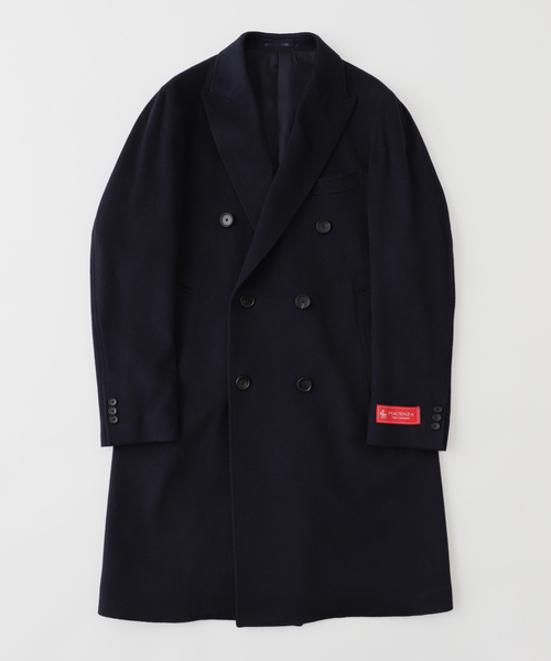 セール】D.PIACENZA ダブルブレスト チェスターコート（チェスター